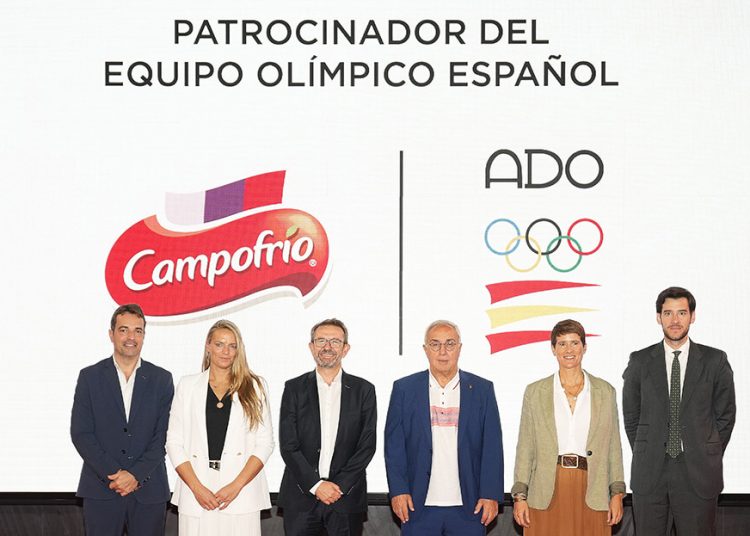 Campofrío acompañará a los deportistas españoles durante el nuevo ciclo olímpico. Fuente: Campofrío.