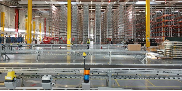 Primer centro de distribución de Amazon en España. Fuente: Amazon.