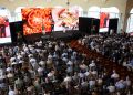 Jordi Ametller y Josep Ametller, cofundadores de Ametller Origen, durante el encuentro con 500 proveedores en el Garraf. Fuente: Ametller Origen.