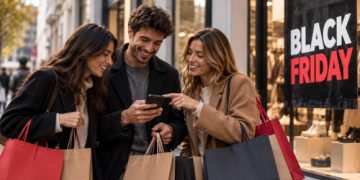 El 43% de los consumidores prefiere realizar sus compras de Black Friday en tiendas físicas. Fuente: Shopfully.
