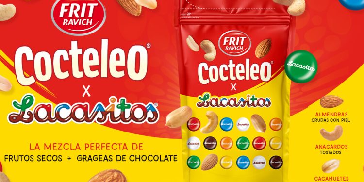 Frit Ravich lleva el snacking dulce-salado a otro nivel con el nuevo Cocteleo x Lacasitos. Fuente: Frit Ravich.