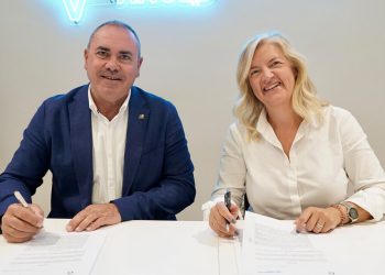 Firma Convenio Anged y Origen España. Fuente: Origen España.