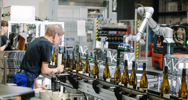 La automatización se impone en la industria de alimentación y bebidas. Fuente: Teradyne Robotics.