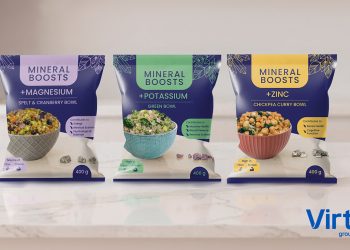Grupo Virto innova con su nueva gama de alimentos funcionales Mineral Boosts. Fuente: Grupo Virto.