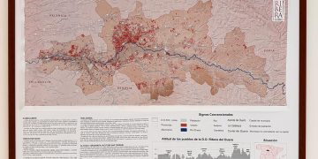Mapa de la DO Ribera del Duero. Fuente: DO Ribera del Duero.