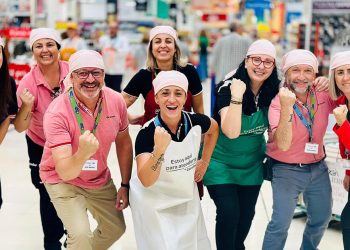 Vuelve la #MareaROSA de Carrefour España y Ausonia. Fuente: Carrefour.