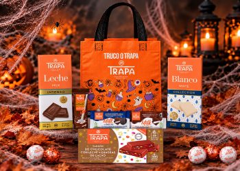 Chocolates Trapa recupera por Halloween su tradicional pack Truco o Trapa. Fuente: Chocolates Trapa.