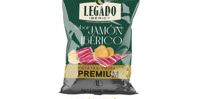Patatas Fritas Premium Legado Ibérico, el nuevo producto nacido de la alianza estratégica entre ElPozo Alimentación y Rubio Snacks. Fuente: ElPozo Alimentación.