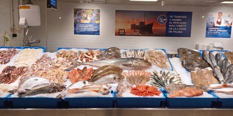 Pescadería Carrefour Palma II. Fuente: Carrefour.