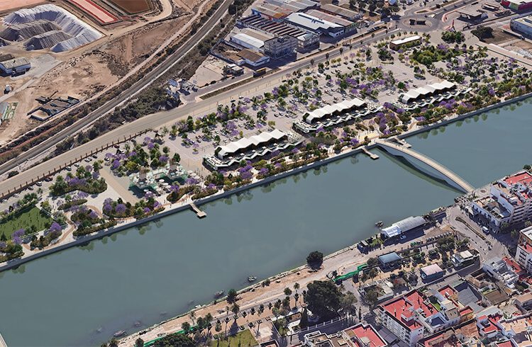 Arrancan las obras en Cádiz de RioMarina. Fuente: Arker.
