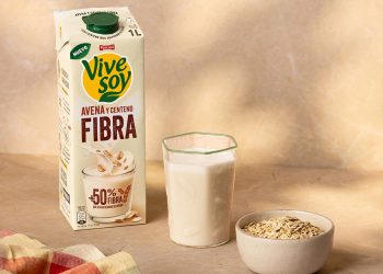 Vivesoy sorprende con una innovadora bebida vegetal de avena y centeno rica en fibra. Fuente: Pascual.