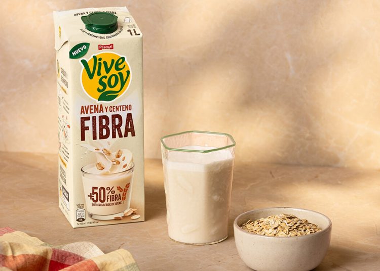 Vivesoy sorprende con una innovadora bebida vegetal de avena y centeno rica en fibra. Fuente: Pascual.